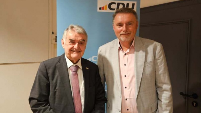 Michael Eyer zu Gast bei Herbert Reul